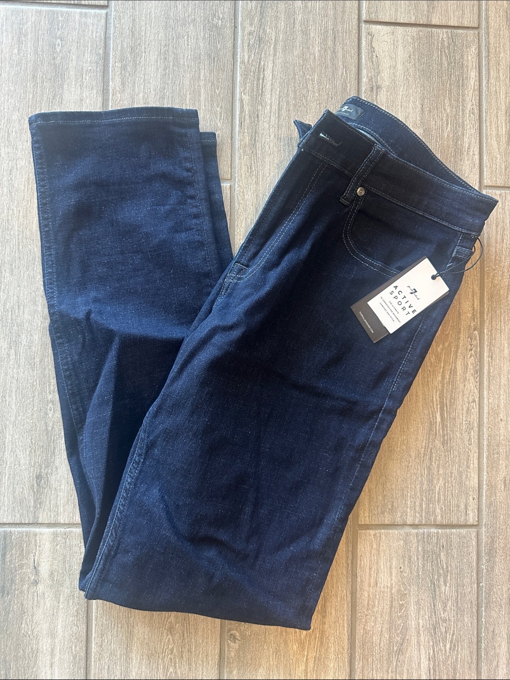 Seven For All Mankind Dark Indigo Skinny Jeans with Tag